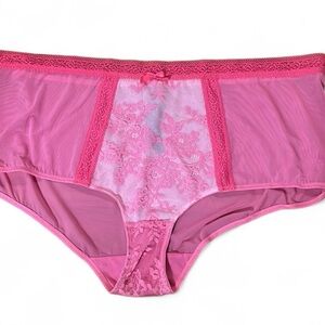 5/$25 
Adore Me Panty Sz 5XL Morning Glory Hipster Floral Semi Sheer Feminine